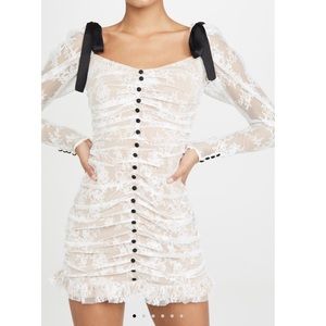 NWT For Love & Lemons Beverly Mini Dress 🖤
